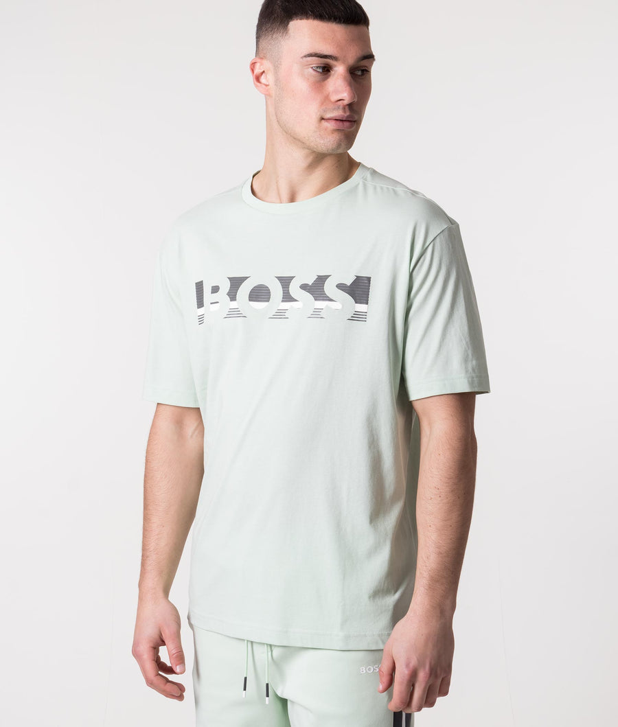 Relaxed Fit Colour-Block Logo T-Shirt