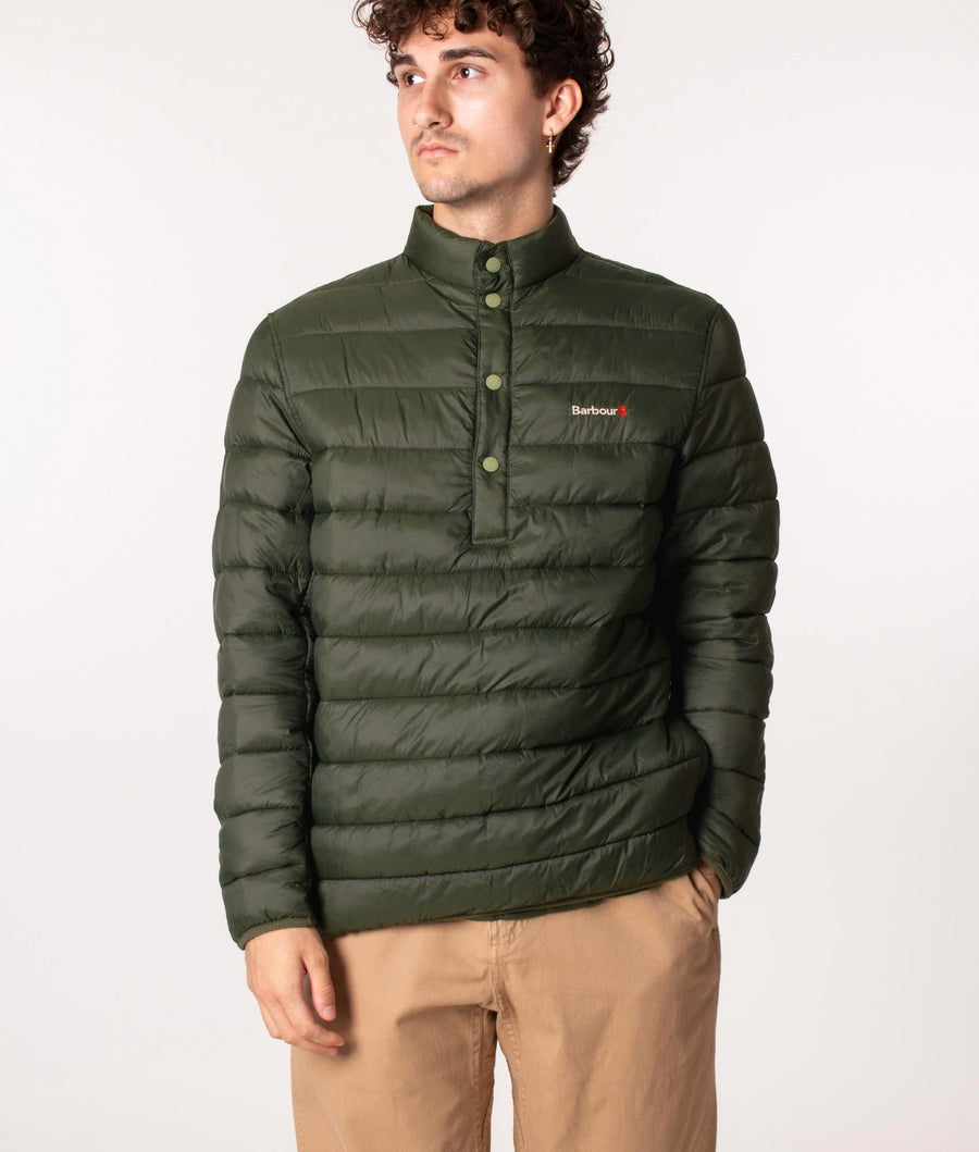 Quarter Zip Baffle Quilted Jacket