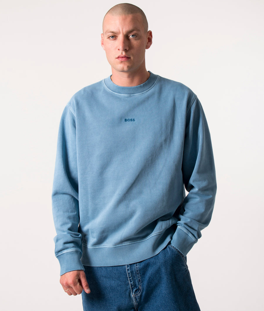 Relaxed Fit Garment Dyed Wefade Sweatshirt