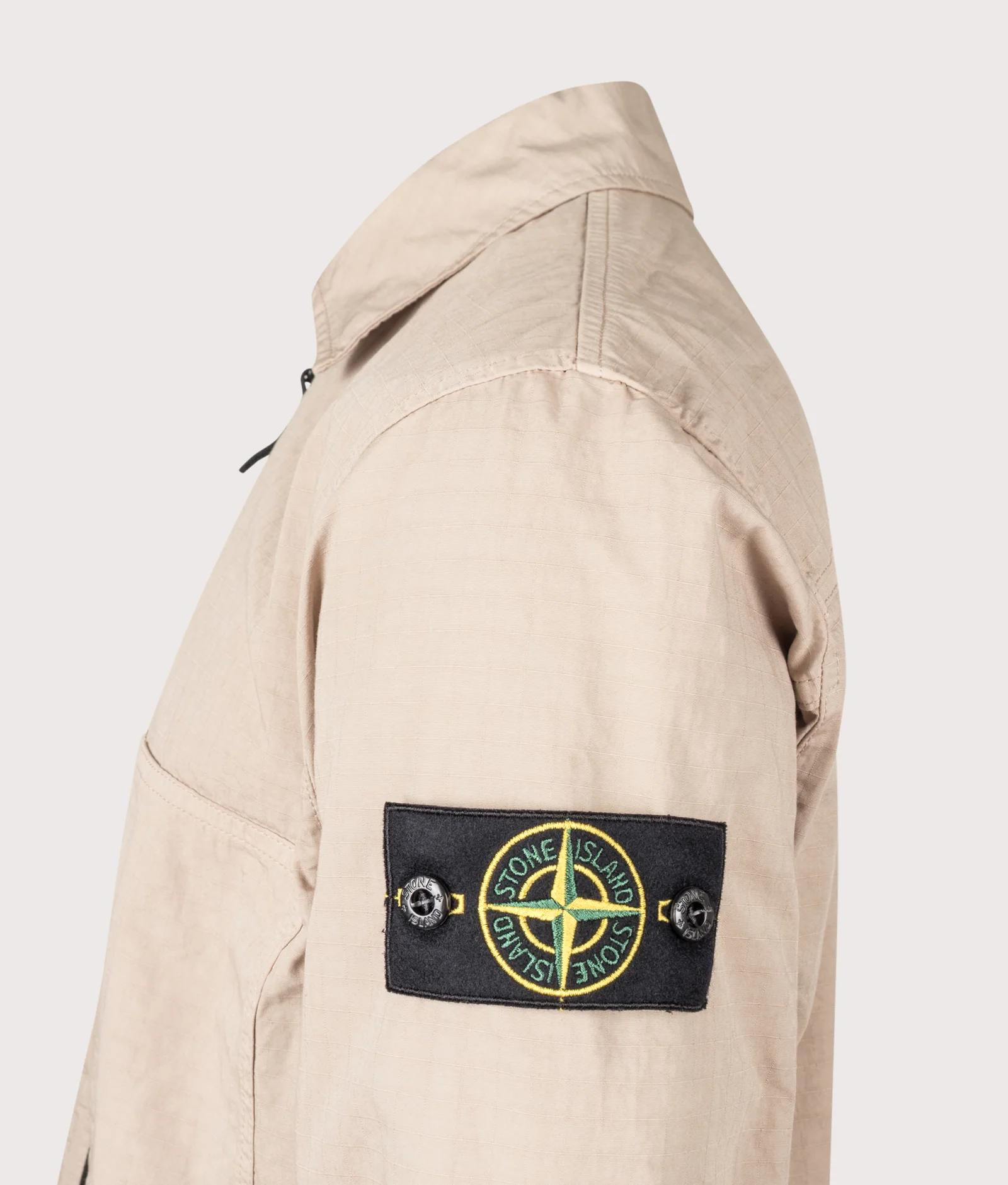 Mercerised Organic Cotton Ripstop Overshirt