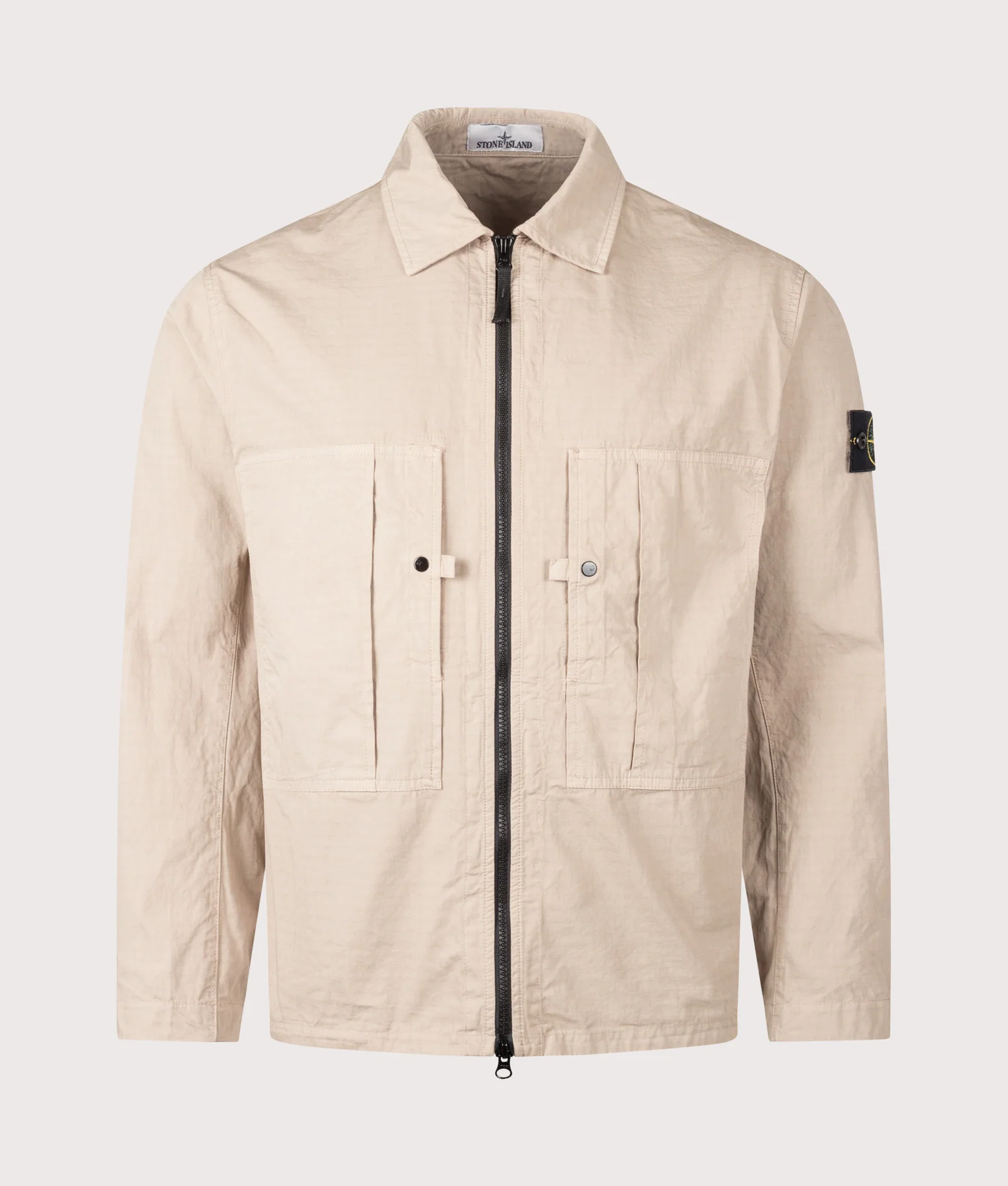 Mercerised Organic Cotton Ripstop Overshirt